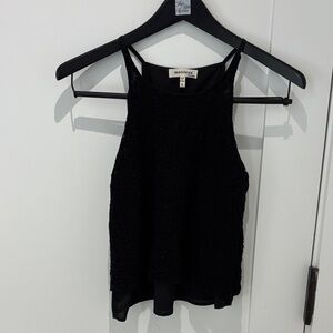 Black Lace Women's Top